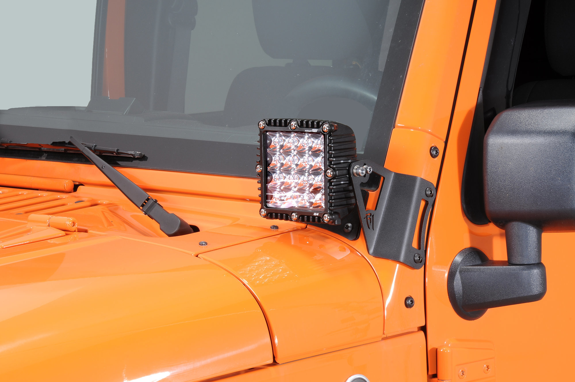 Rigid Industries 46502 QSeries A Pillar Mounting Kit for 0718 Jeep